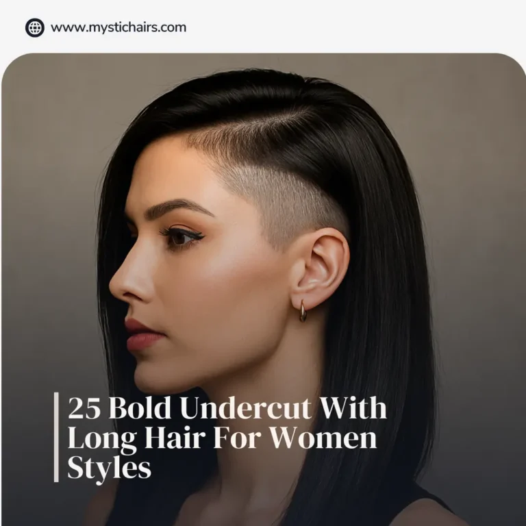 25 Bold Undercut With Long Hair For Women Styles