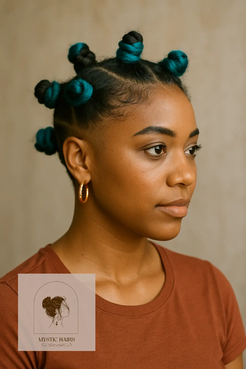Bantu Knots Color Pop