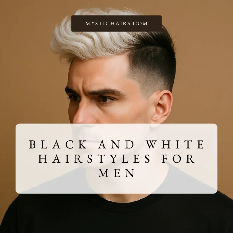 Black and White Hairstyles for Men