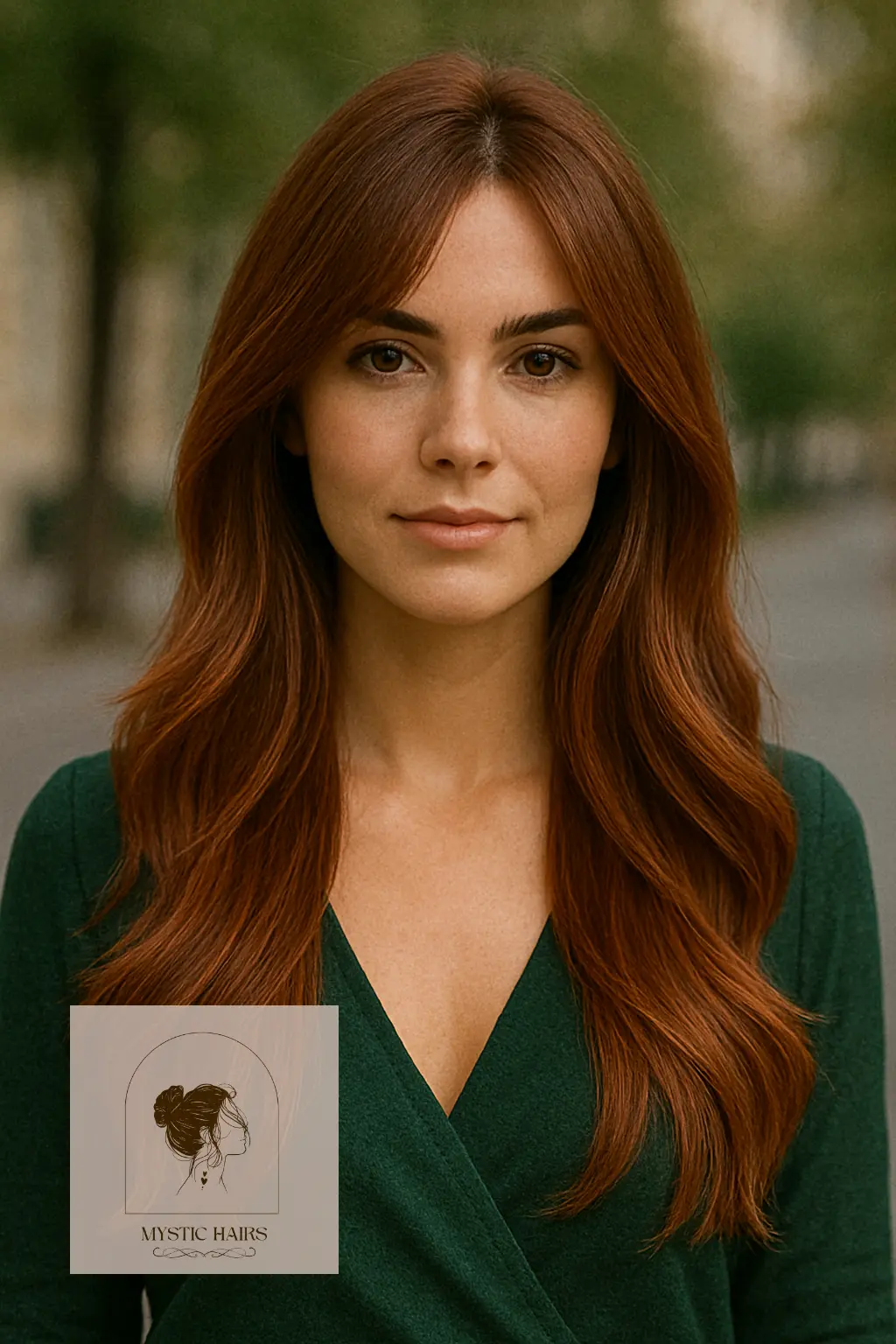 Blended Layers with Auburn Tones