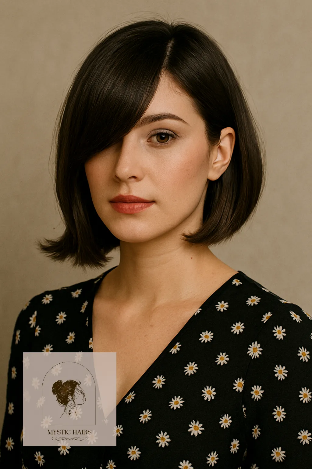 Blunt Bob with Side Fringe