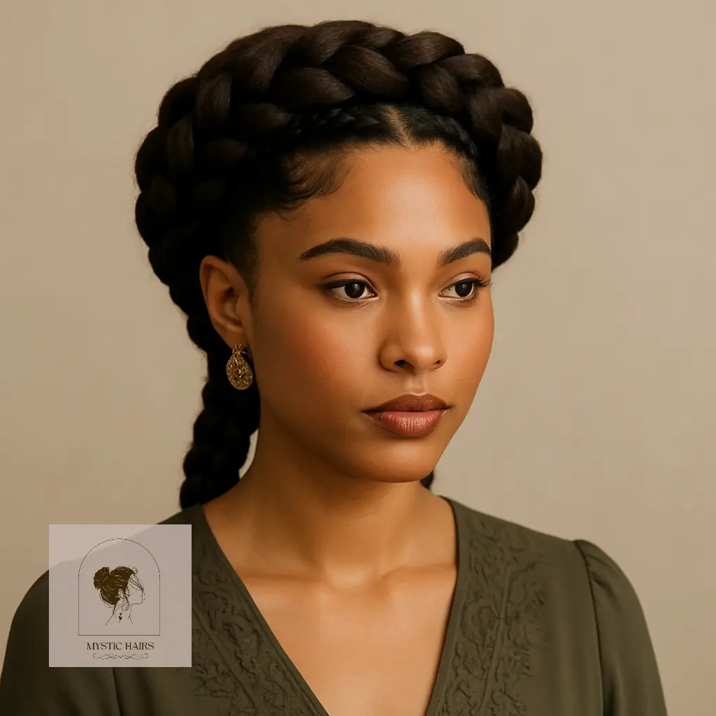 Braided Halo Crown