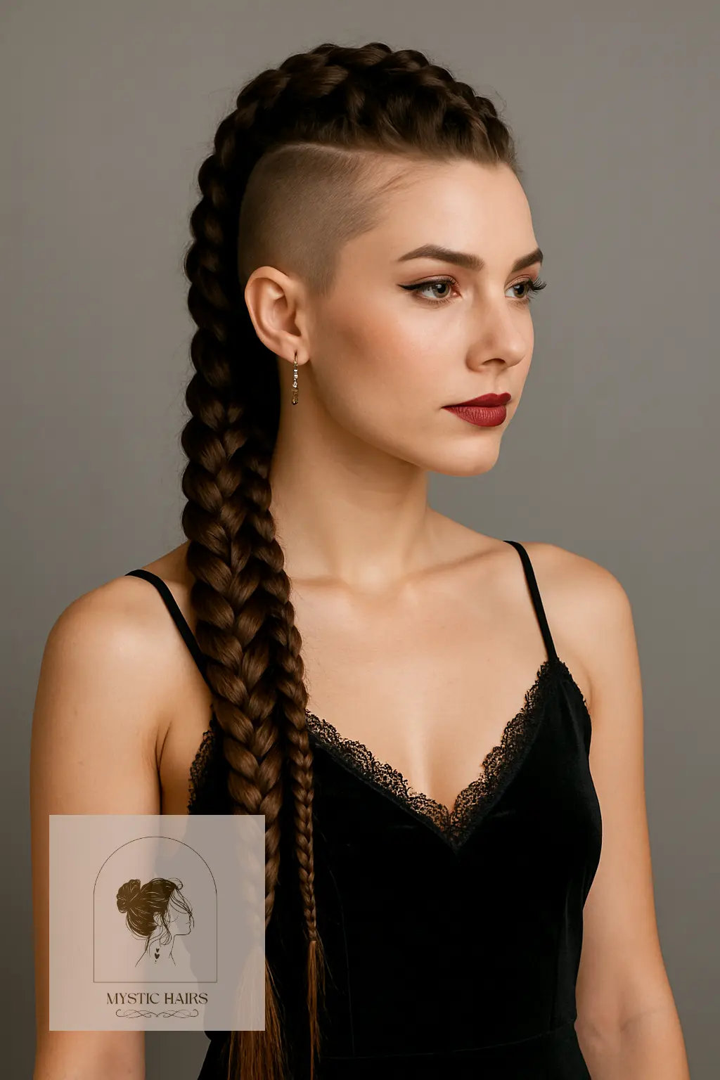 Braided Mohawk with Undercut