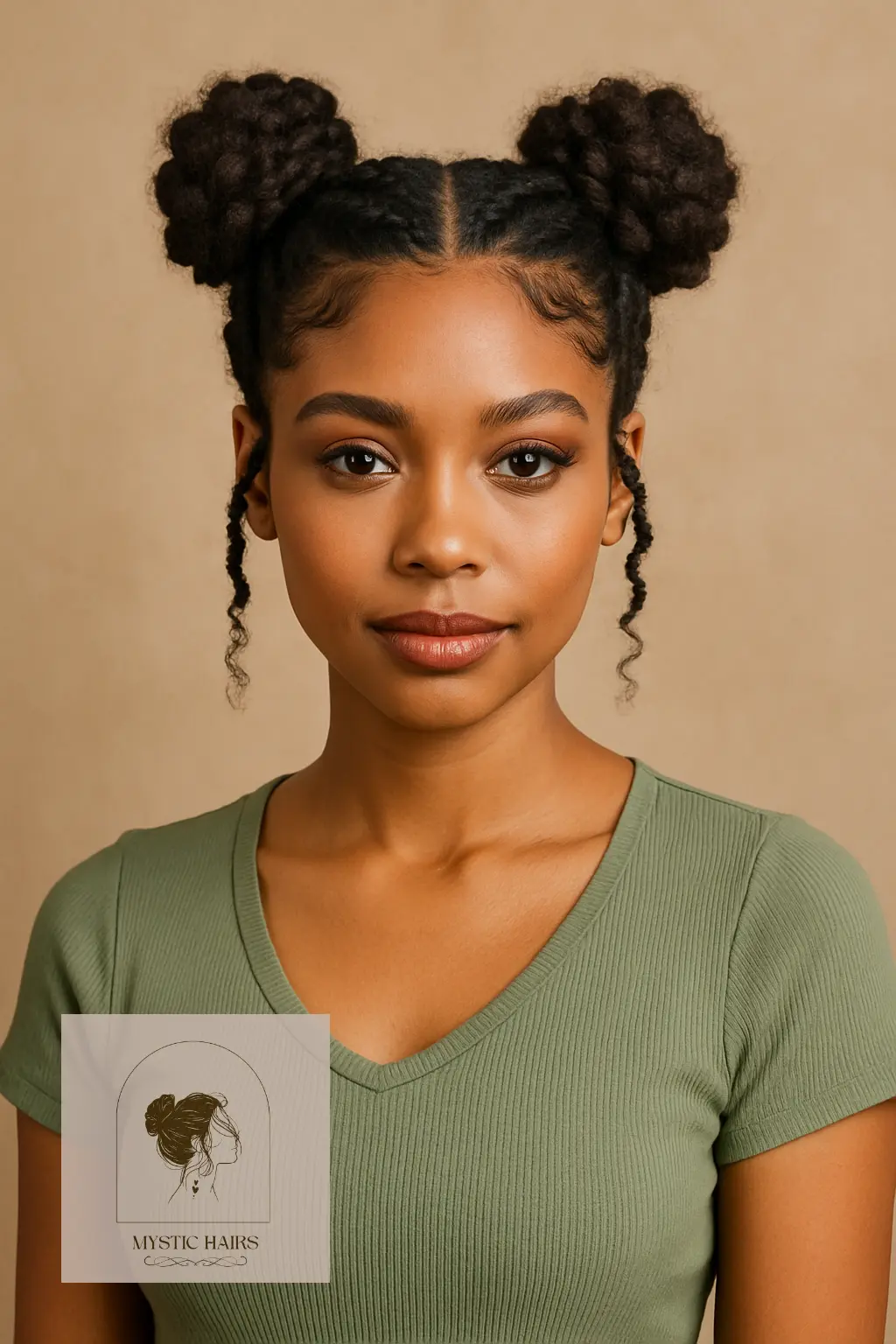 Braided Space Buns