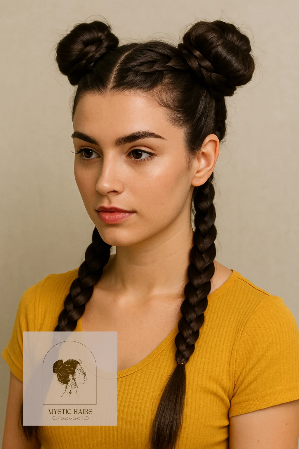 Braided Space Buns