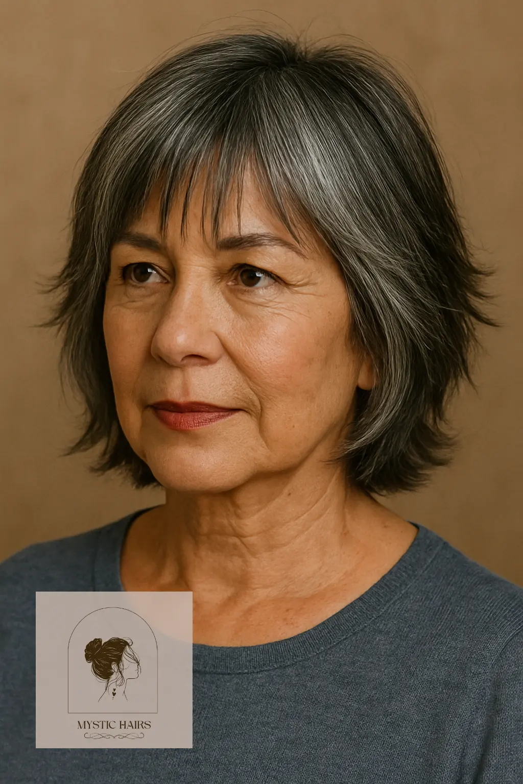 Choppy Layers With Bangs