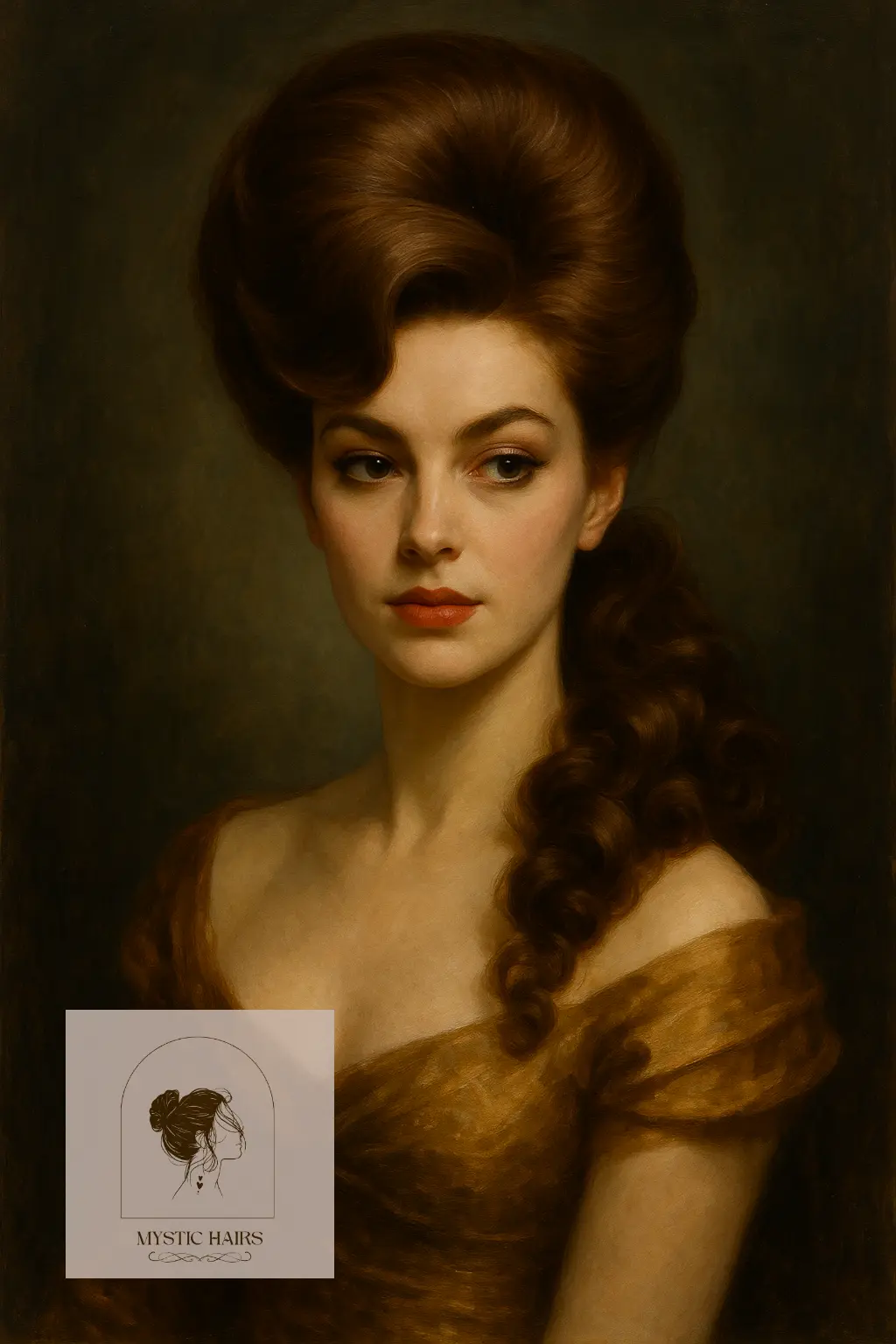 Classic Bouffant with Curls