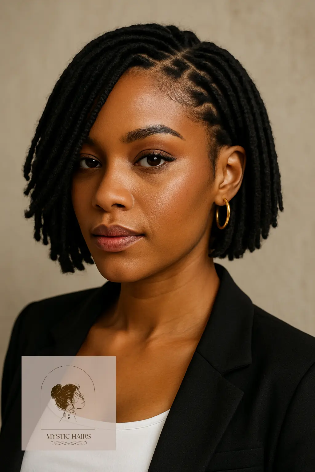 Classic Side-Part Loc Bob