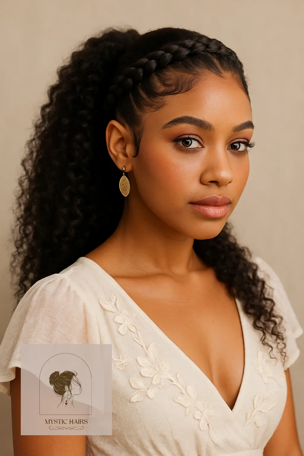 Crowned Braided Ponytail