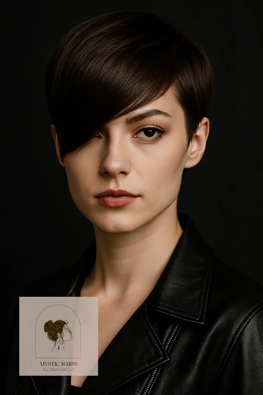 Diagonal Pixie Bangs