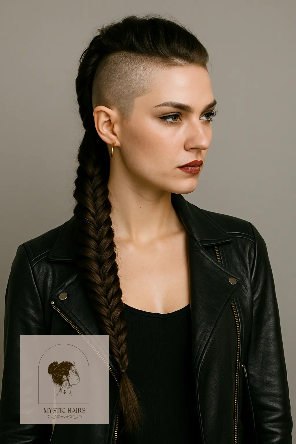 Edgy Fishtail with Shaved Side