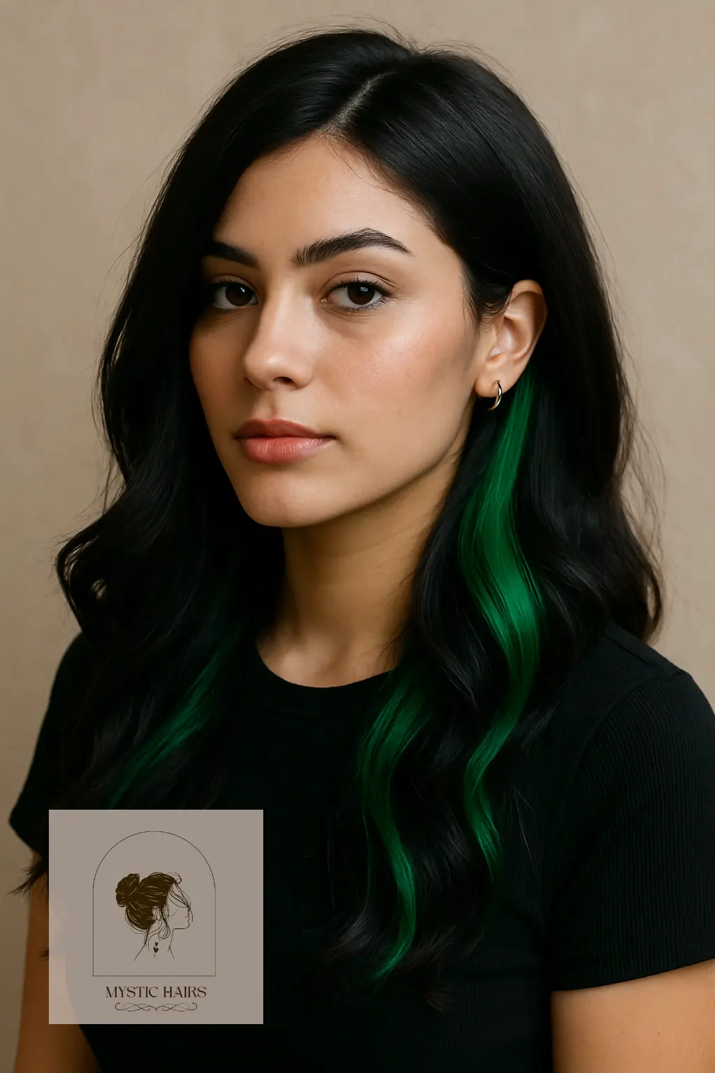 Emerald Green Accent Streaks