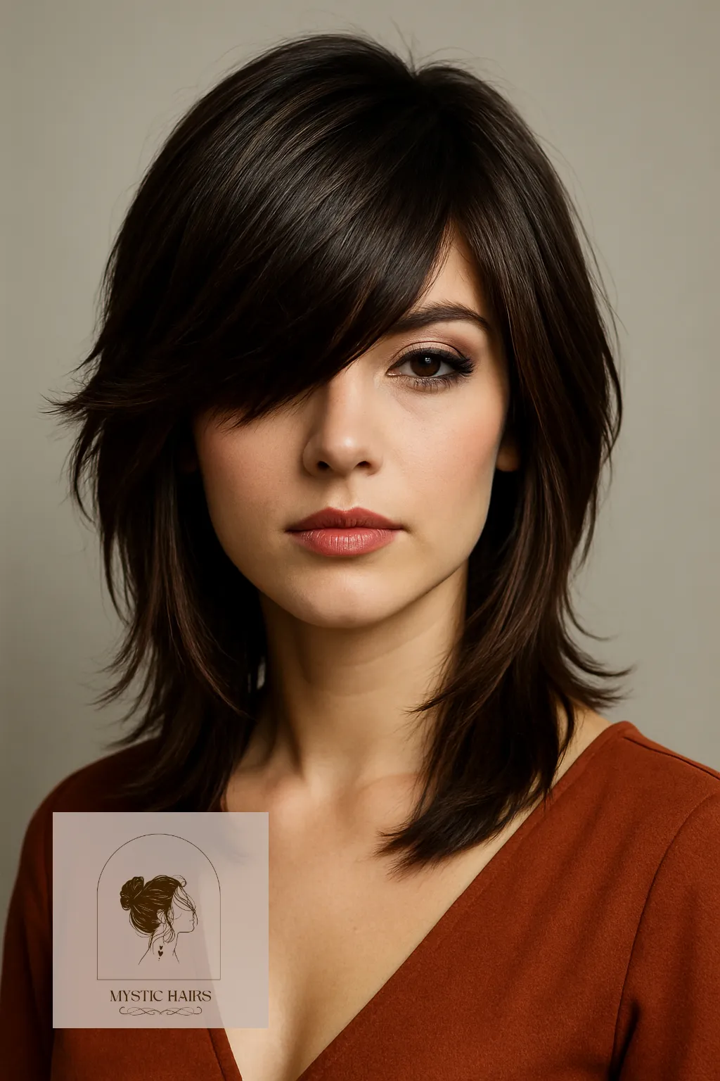 Feathered Bangs Style