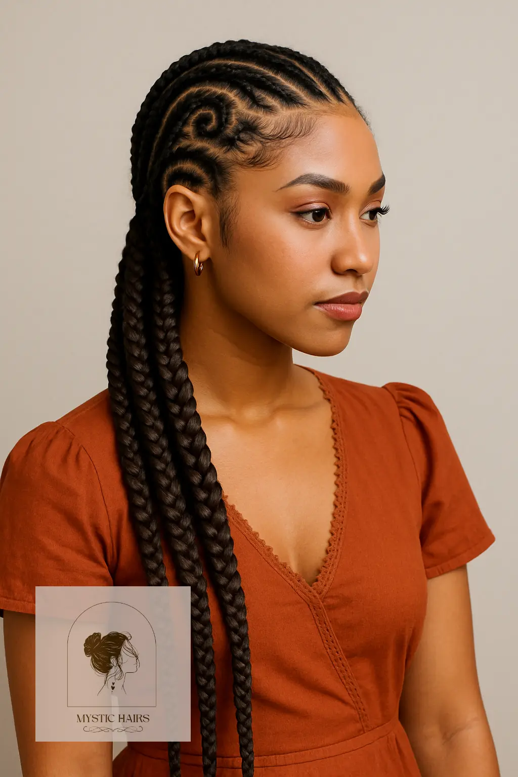 Feed-In Braids with Designs