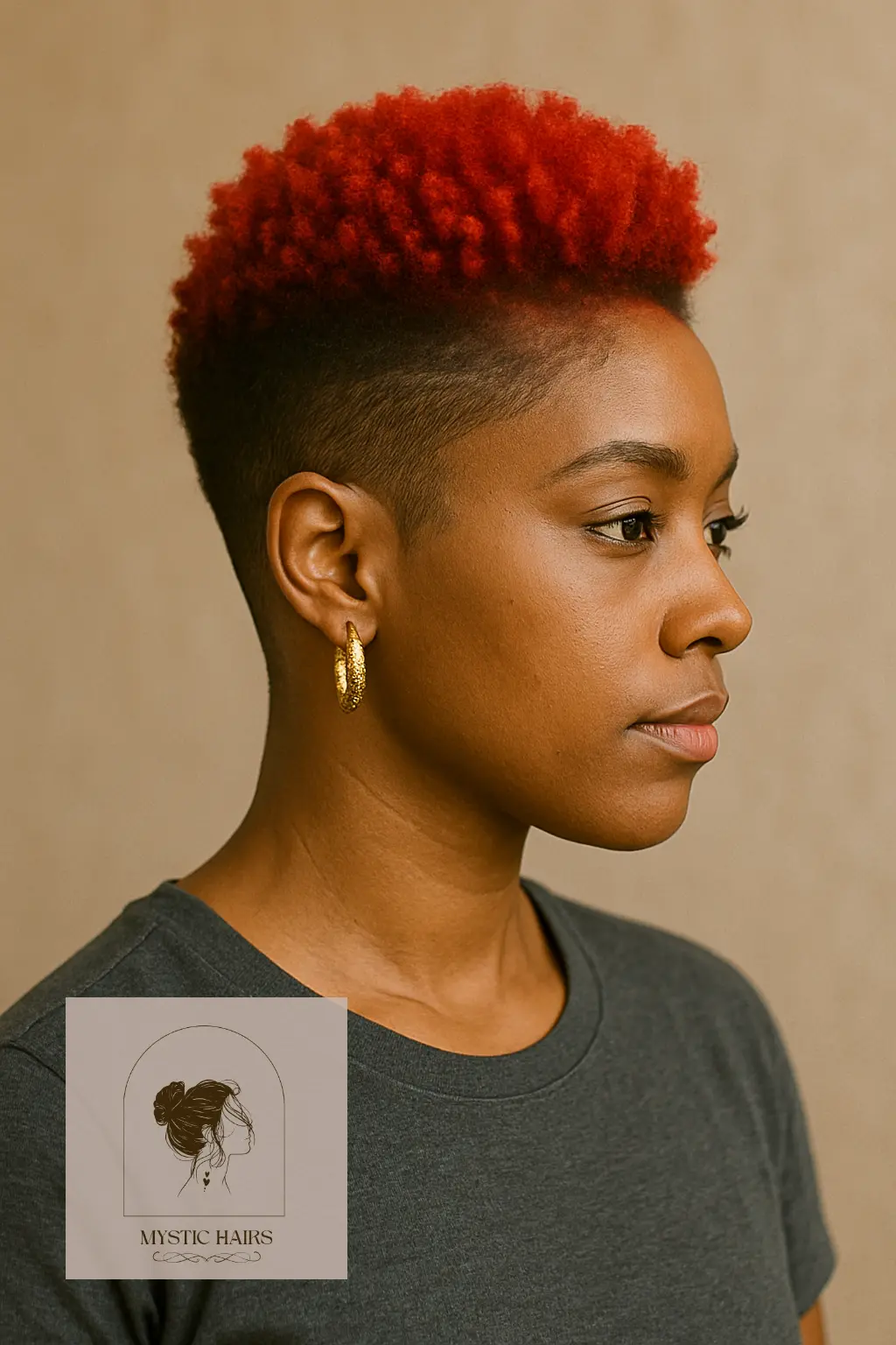 Fire Red on Tapered Cut