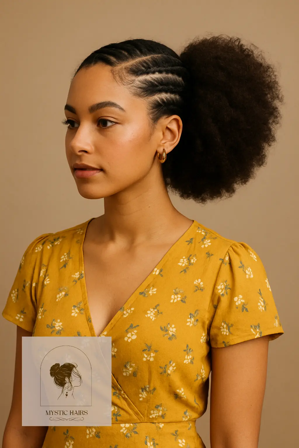 Flat Twists into Side Puff