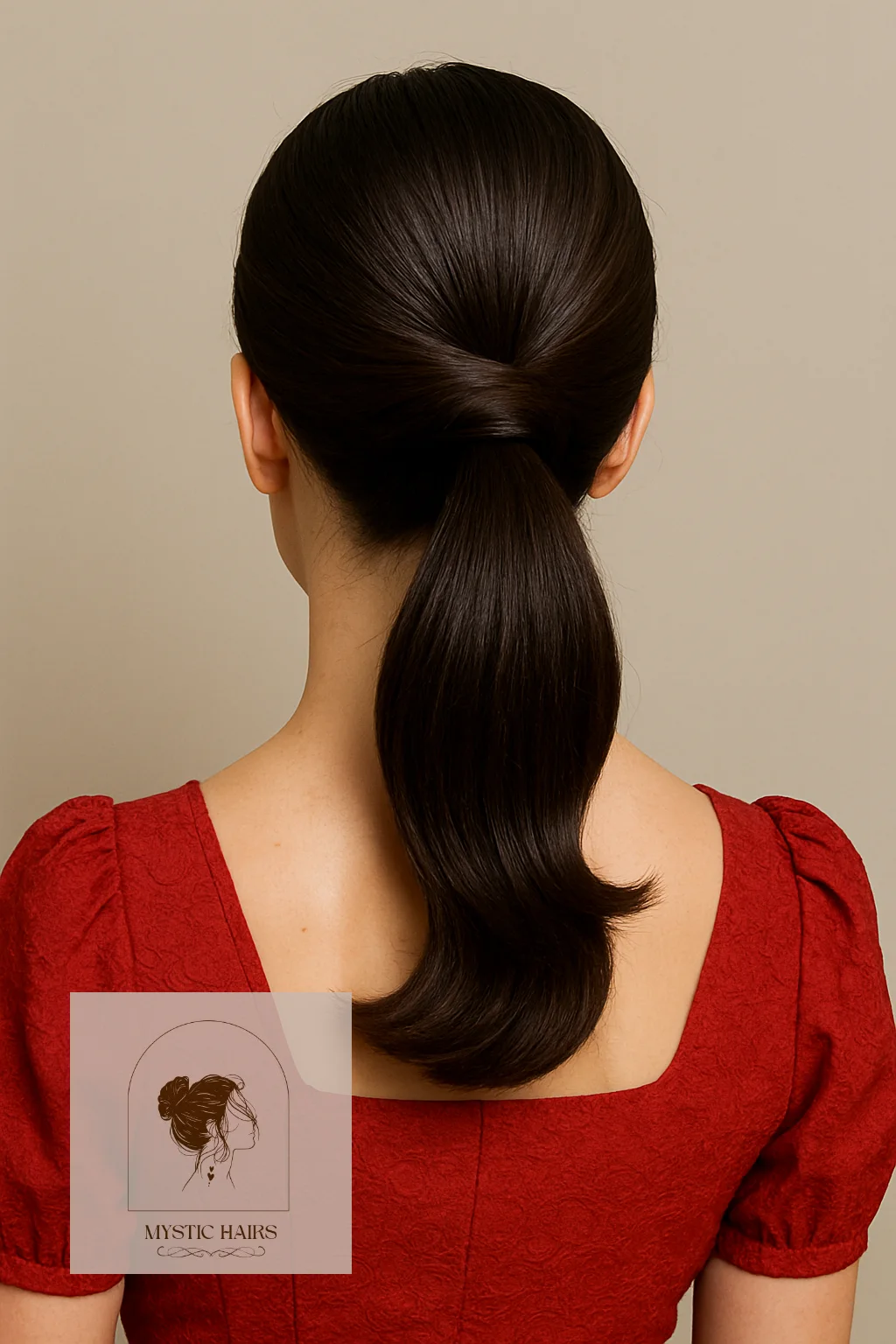 Flip-In Tucked Ponytail