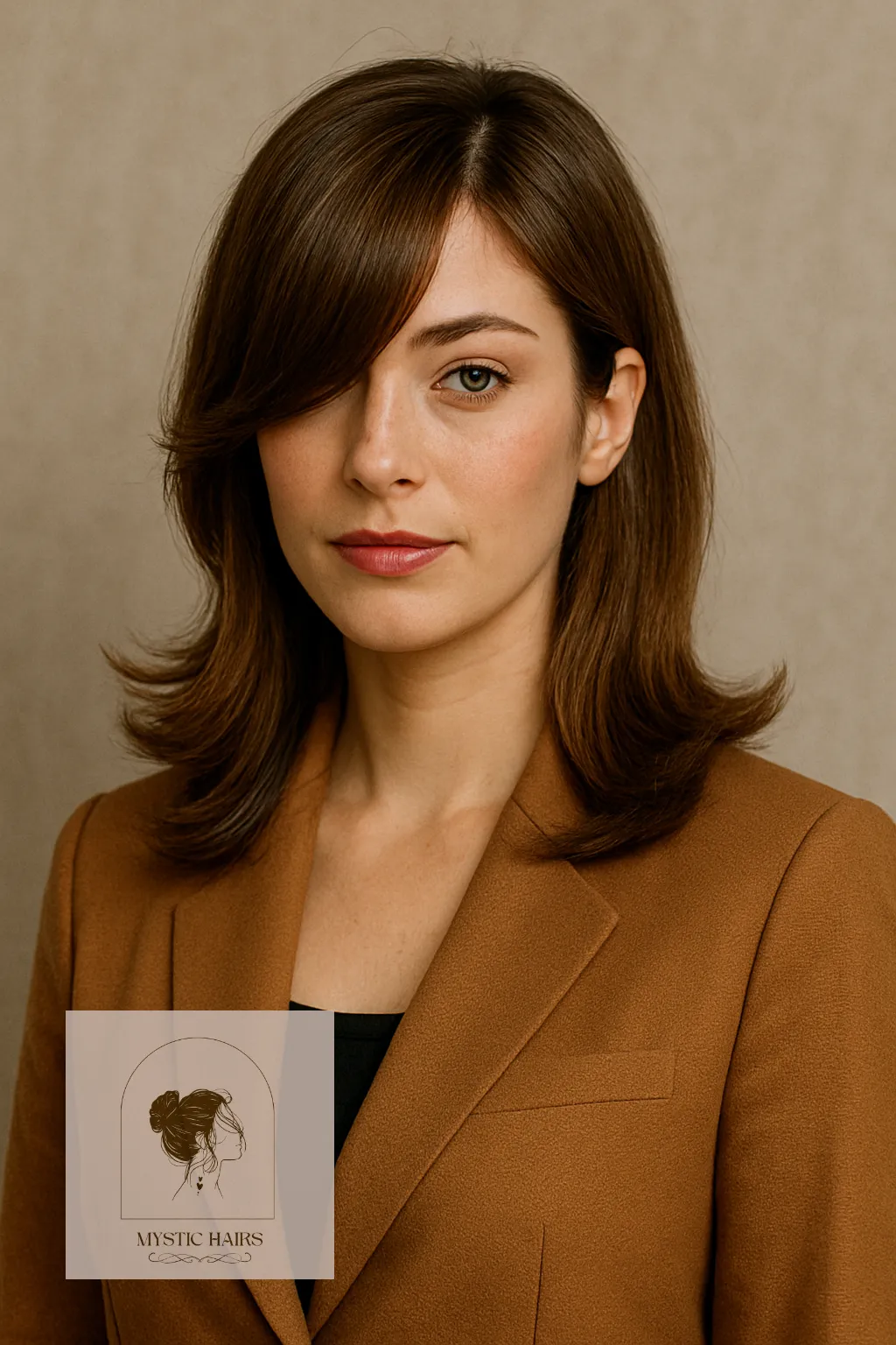 Flipped-Out Side Bangs