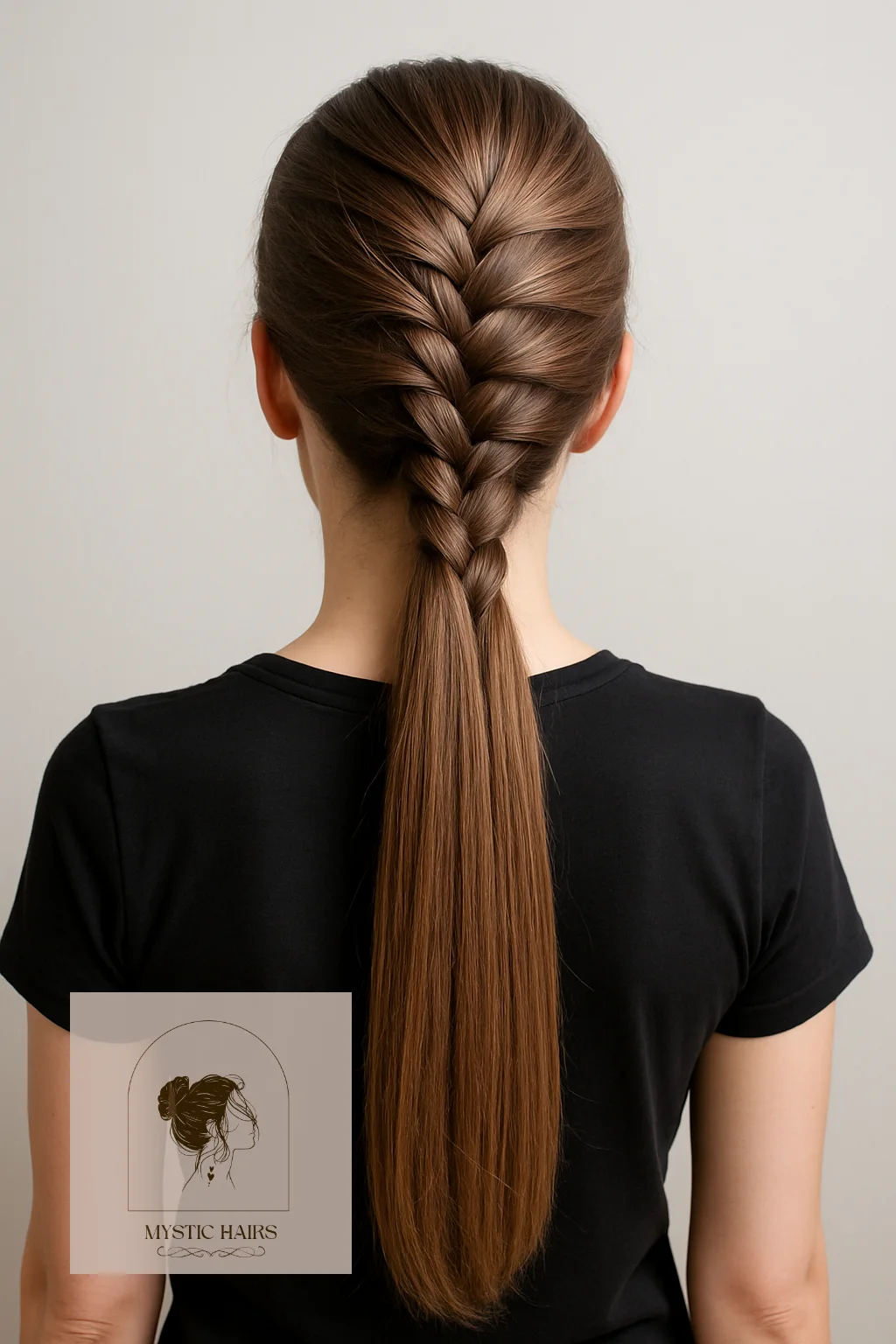 French Braided Ponytail