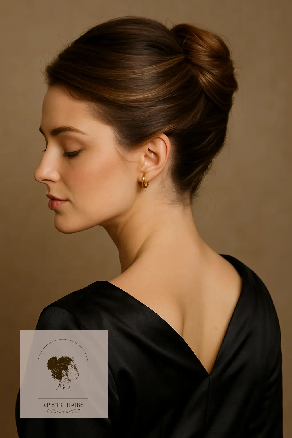 French Twist with Hidden Shave