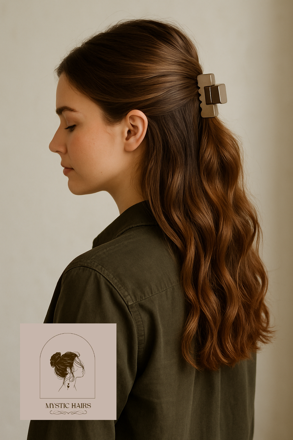Half-Up Half-Down with Claw Clip