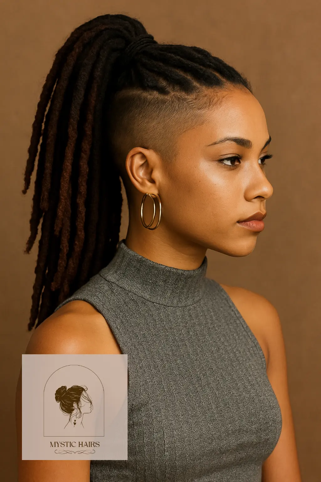 High Ponytail with Shave