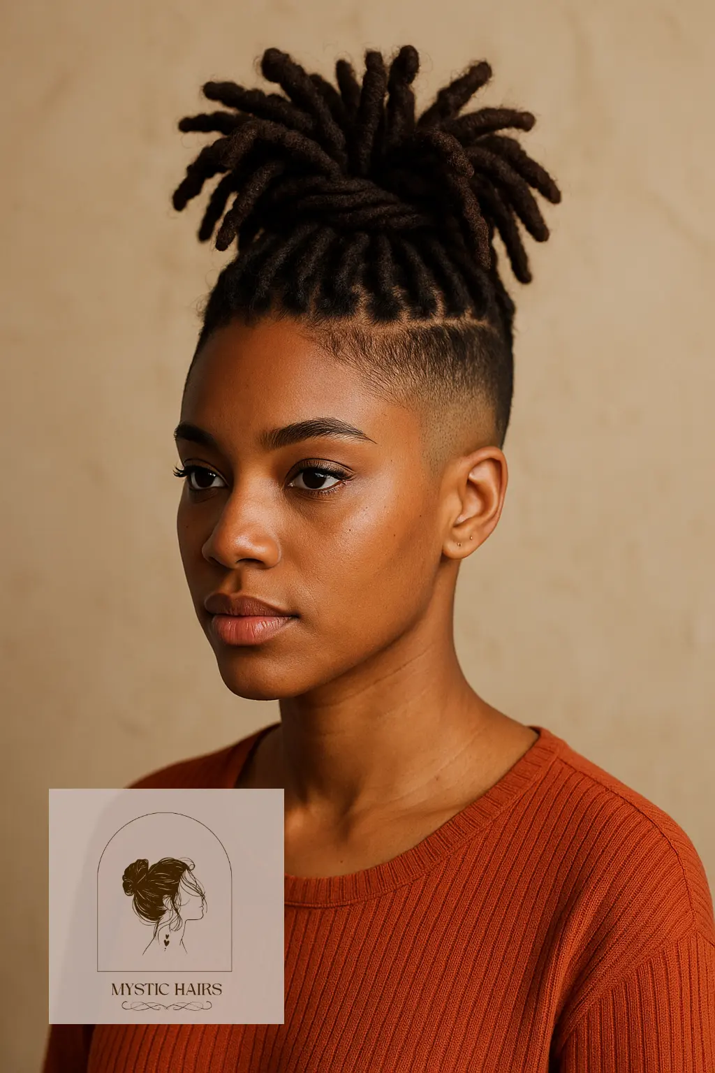 High Top Locs and Shaved Sides