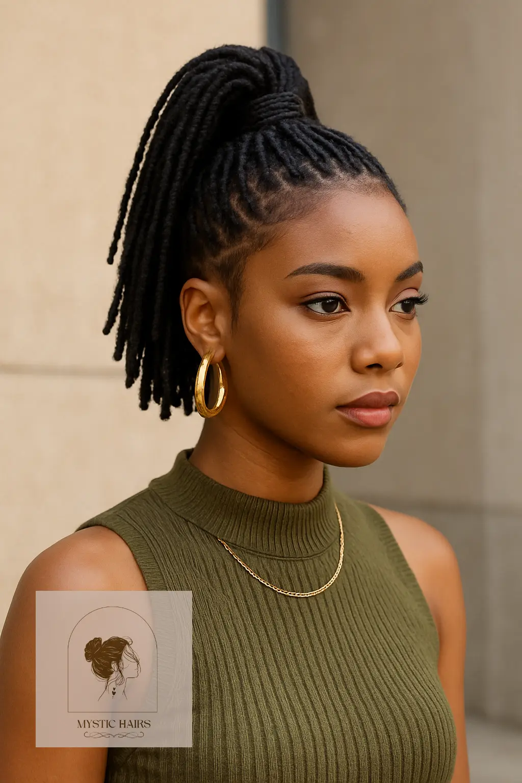 Invisible Locs High Ponytail