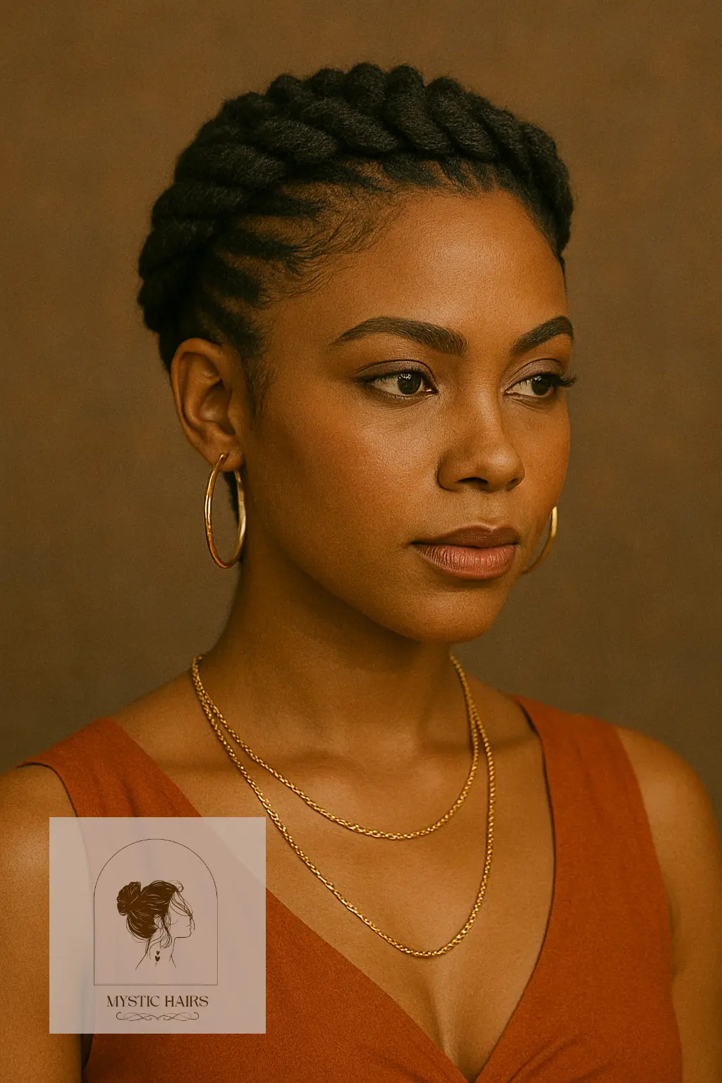 Invisible Locs Twisted Crown