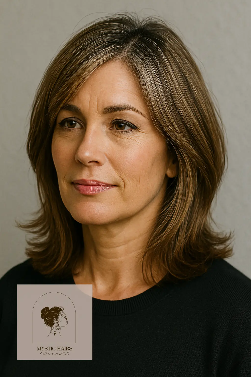 Layered Shoulder-Length Cut