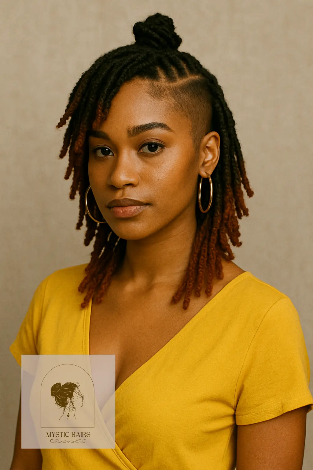 Locs with Colored Tips