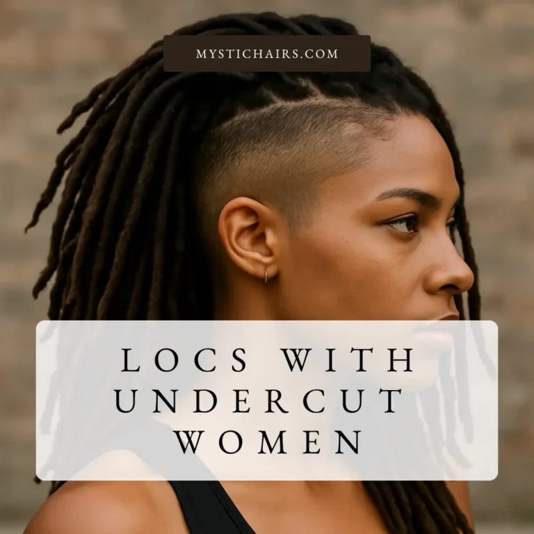 Locs with Undercut Women