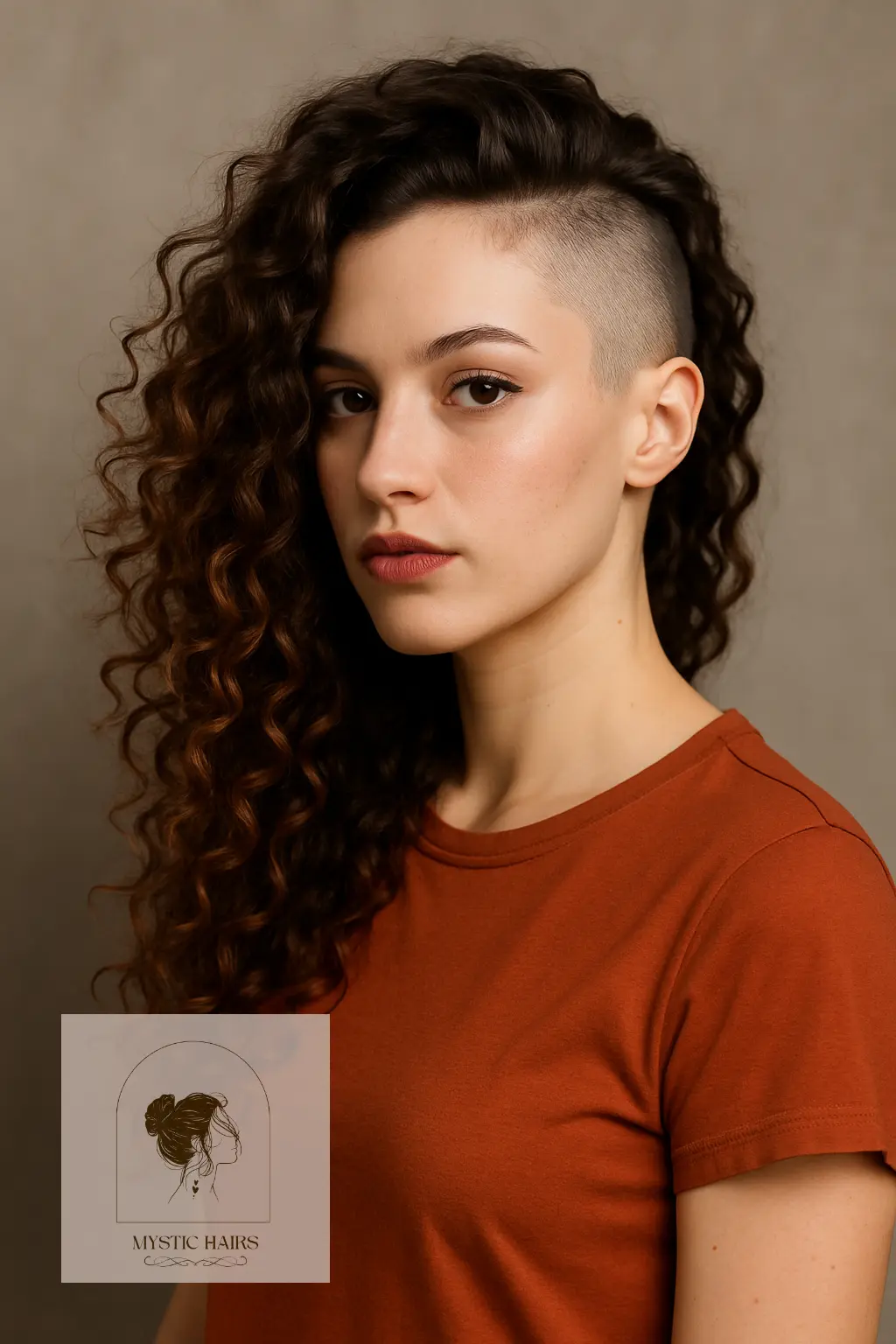 Long Curls with Nape Shave