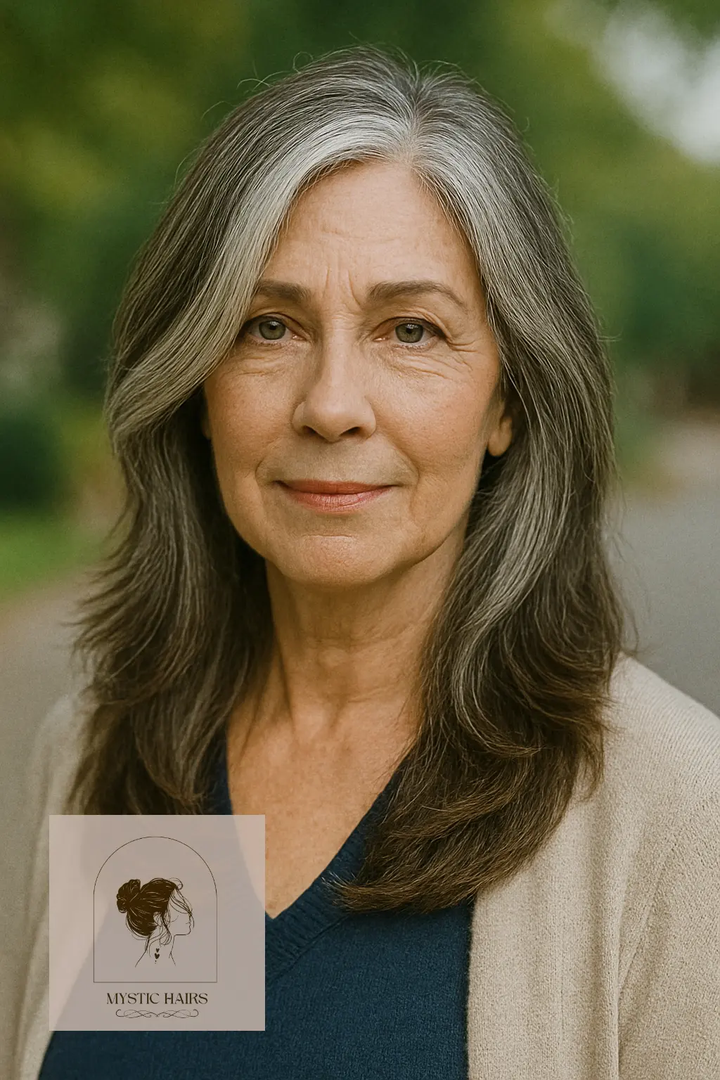 Long Layers With Side Part