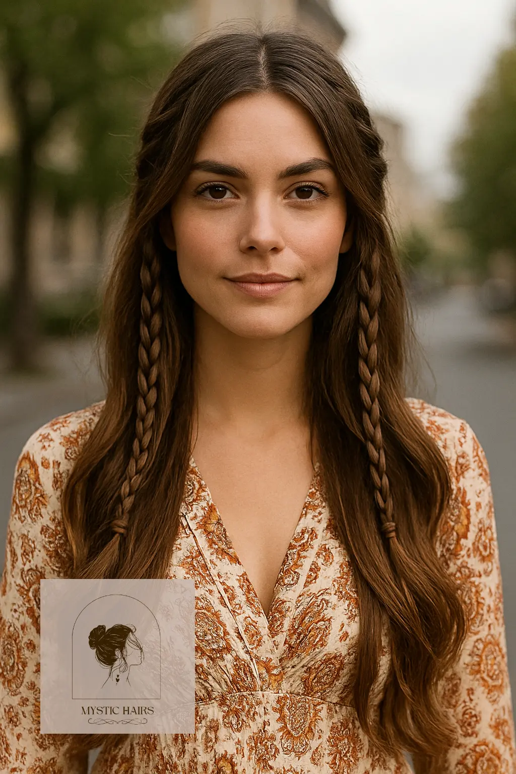 Long Layers with Boho Braids
