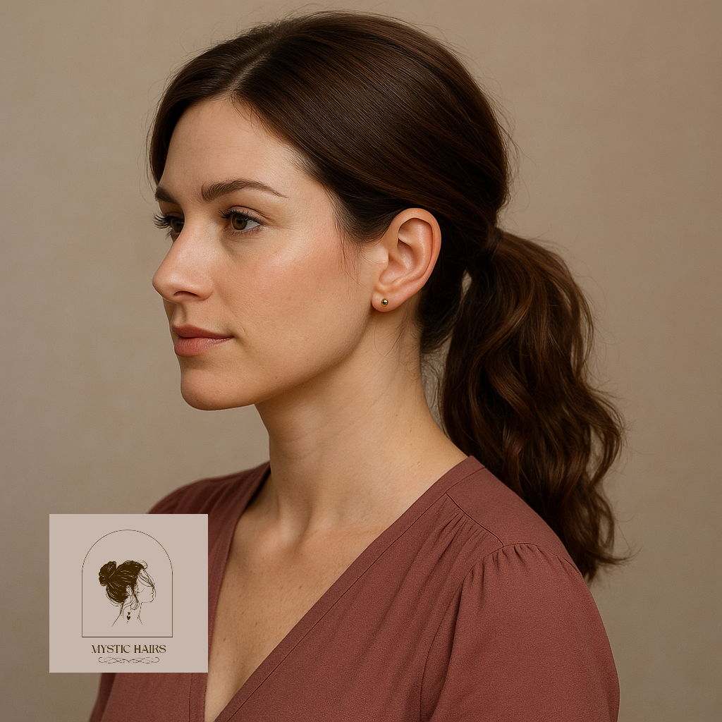 Low Bubble Ponytail