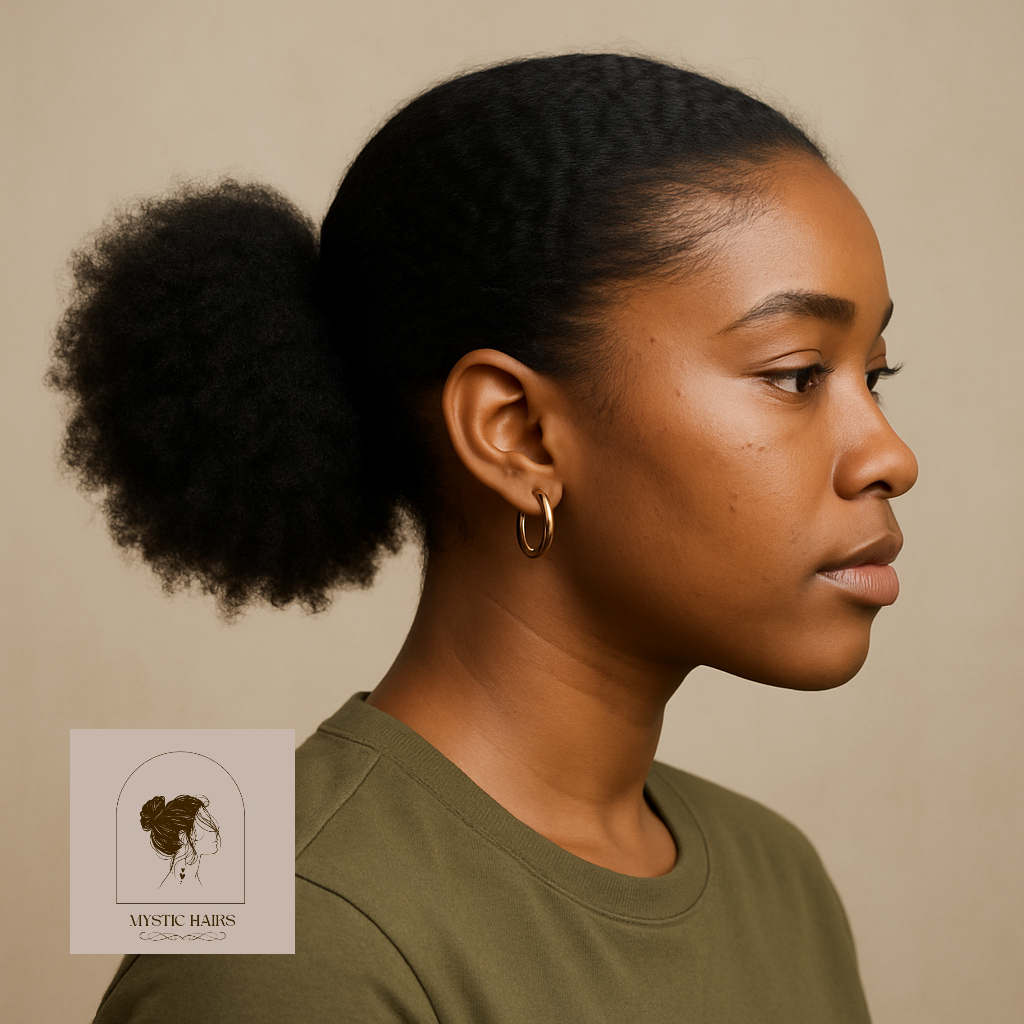Low Puff (For Natural Hair)