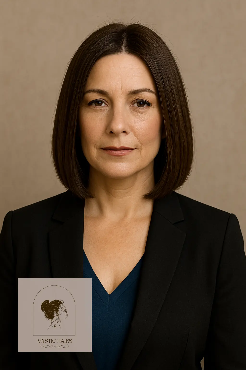 Mid-Length Bob with Sleek Finish
