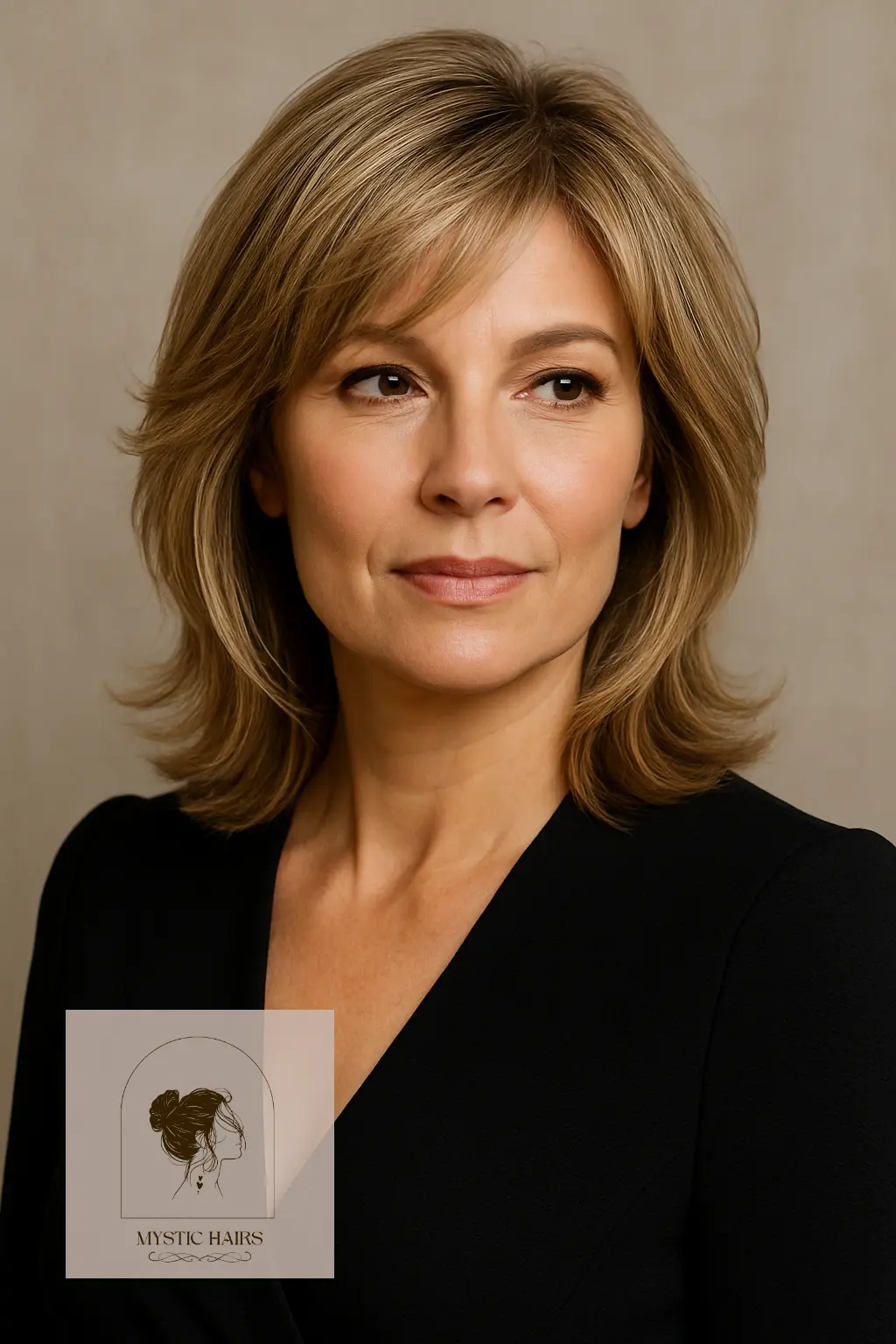 Mid-Length Cut with Feathered Layers
