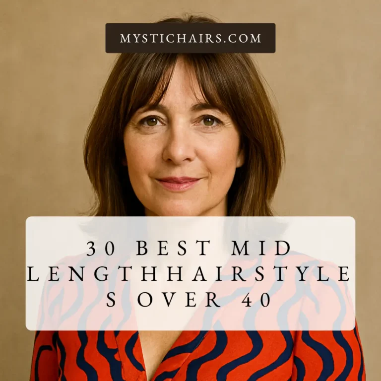 Mid Length Hairstyles Over 40