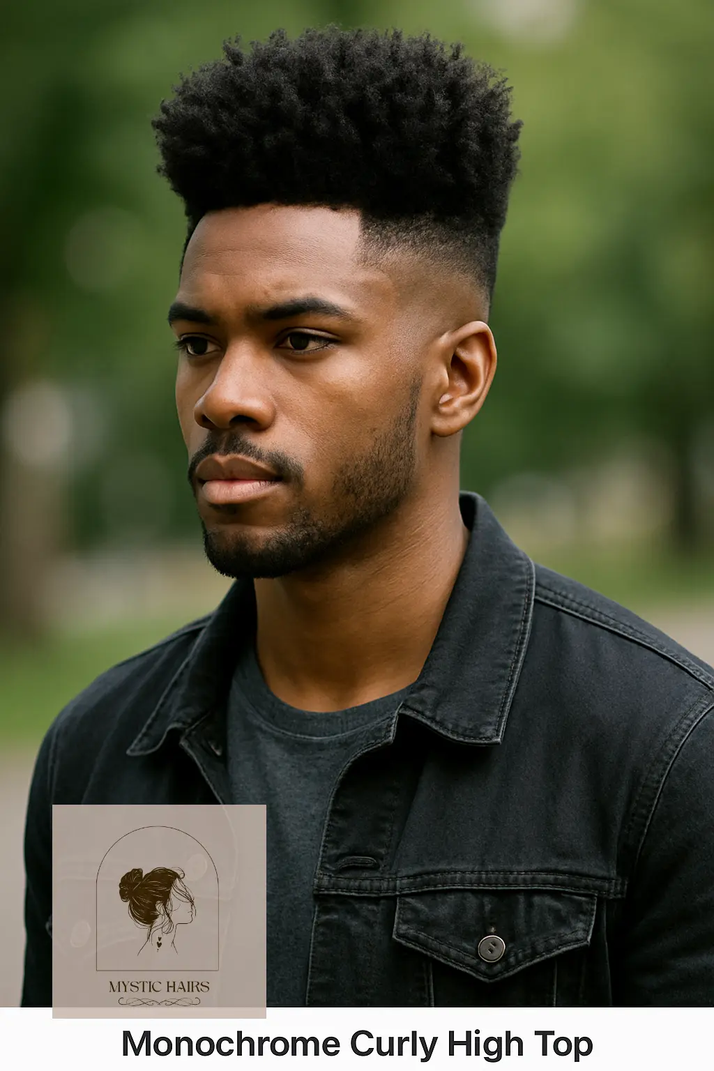 Monochrome Curly High Top