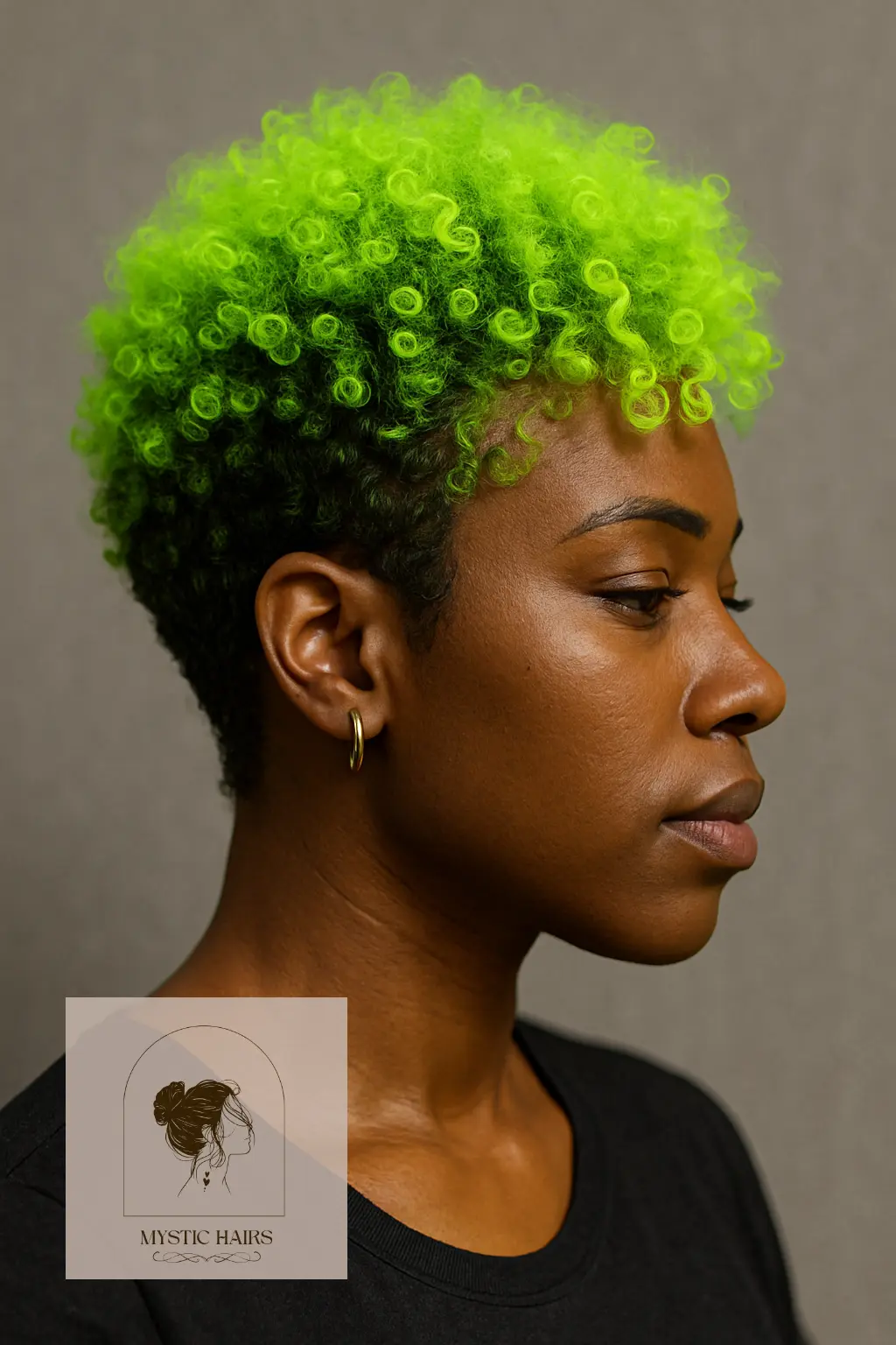 Neon Short Curls