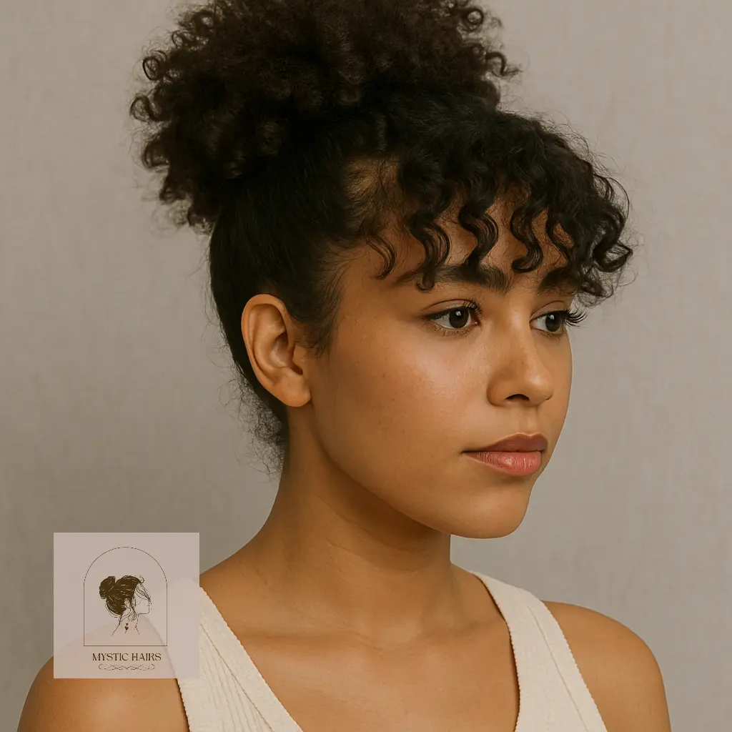 Pineapple Puff with Bangs