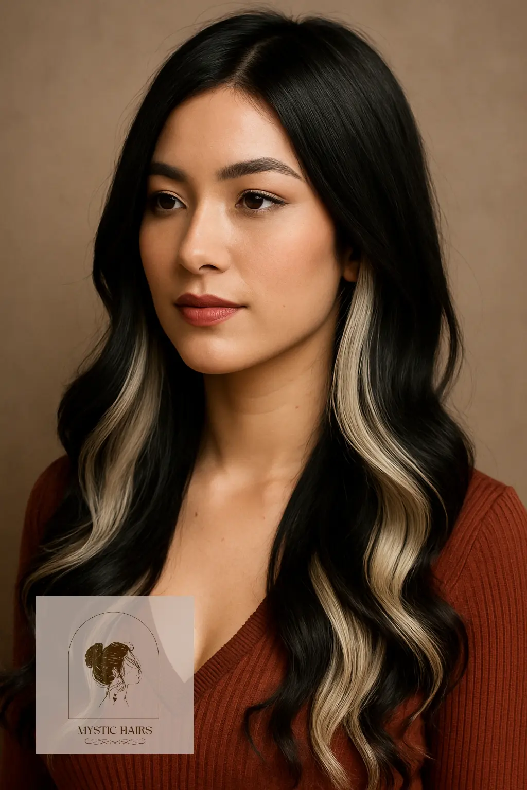 Platinum Highlights Beneath Layers