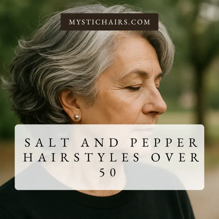 Salt and Pepper Hairstyles Over 50