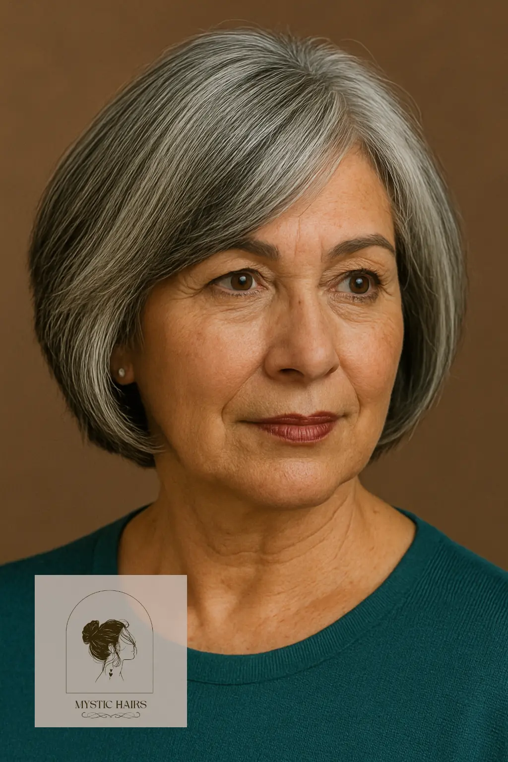 Side-Swept Bangs Bob