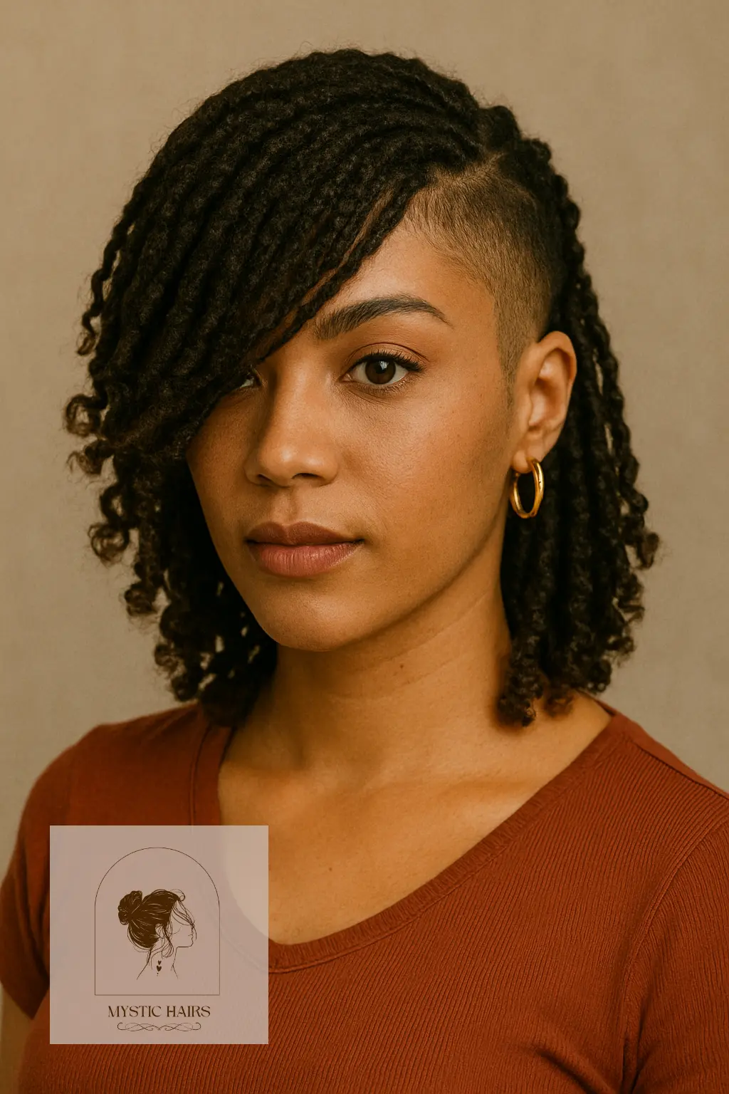 Side-Swept Invisible Loc Fringe