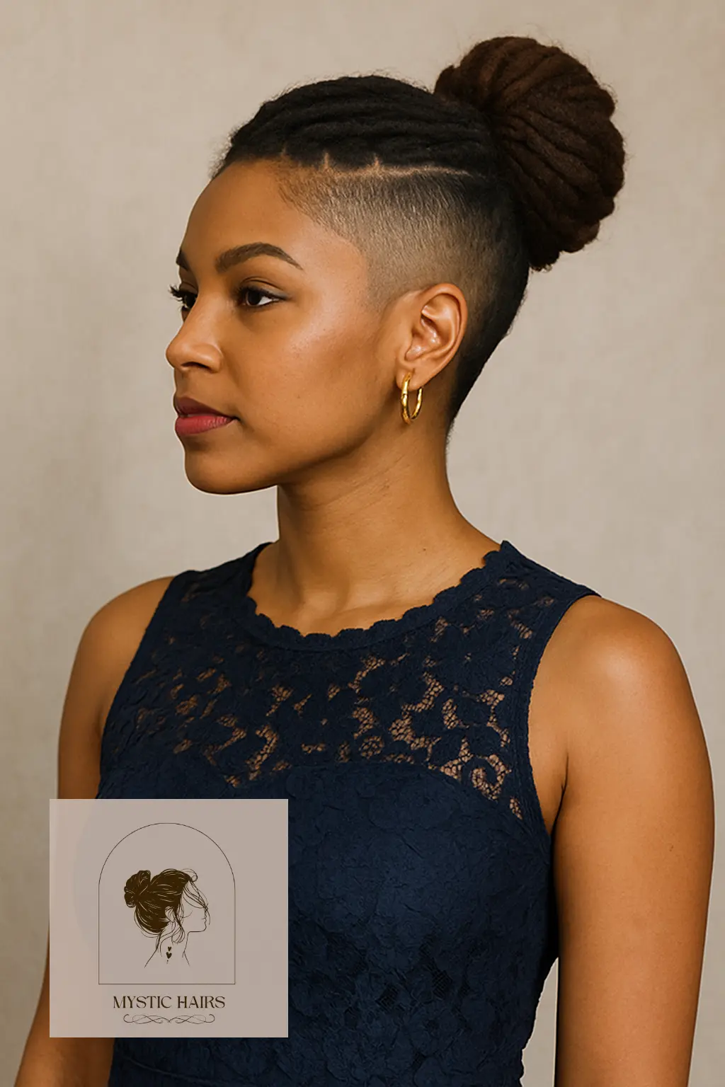 Side Undercut with Bun