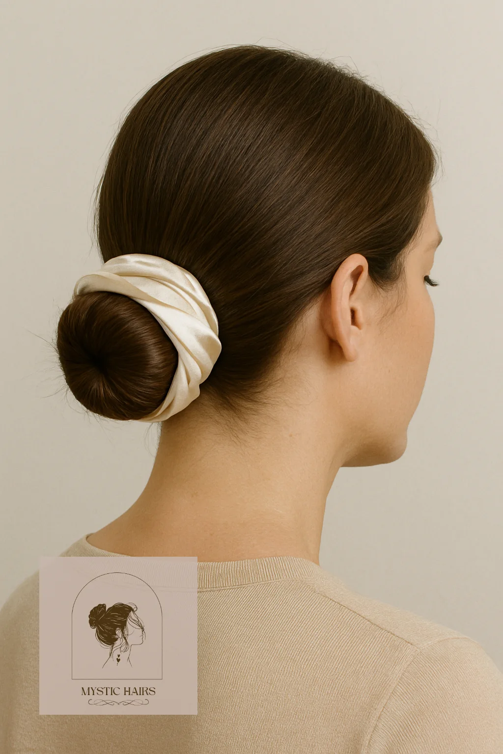 Silk-Wrapped Bun
