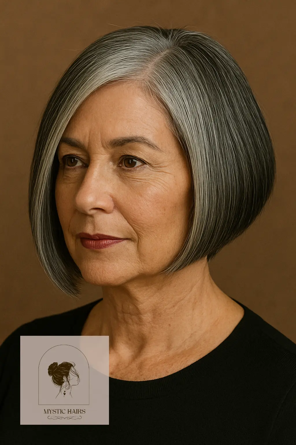Sleek Angled Bob